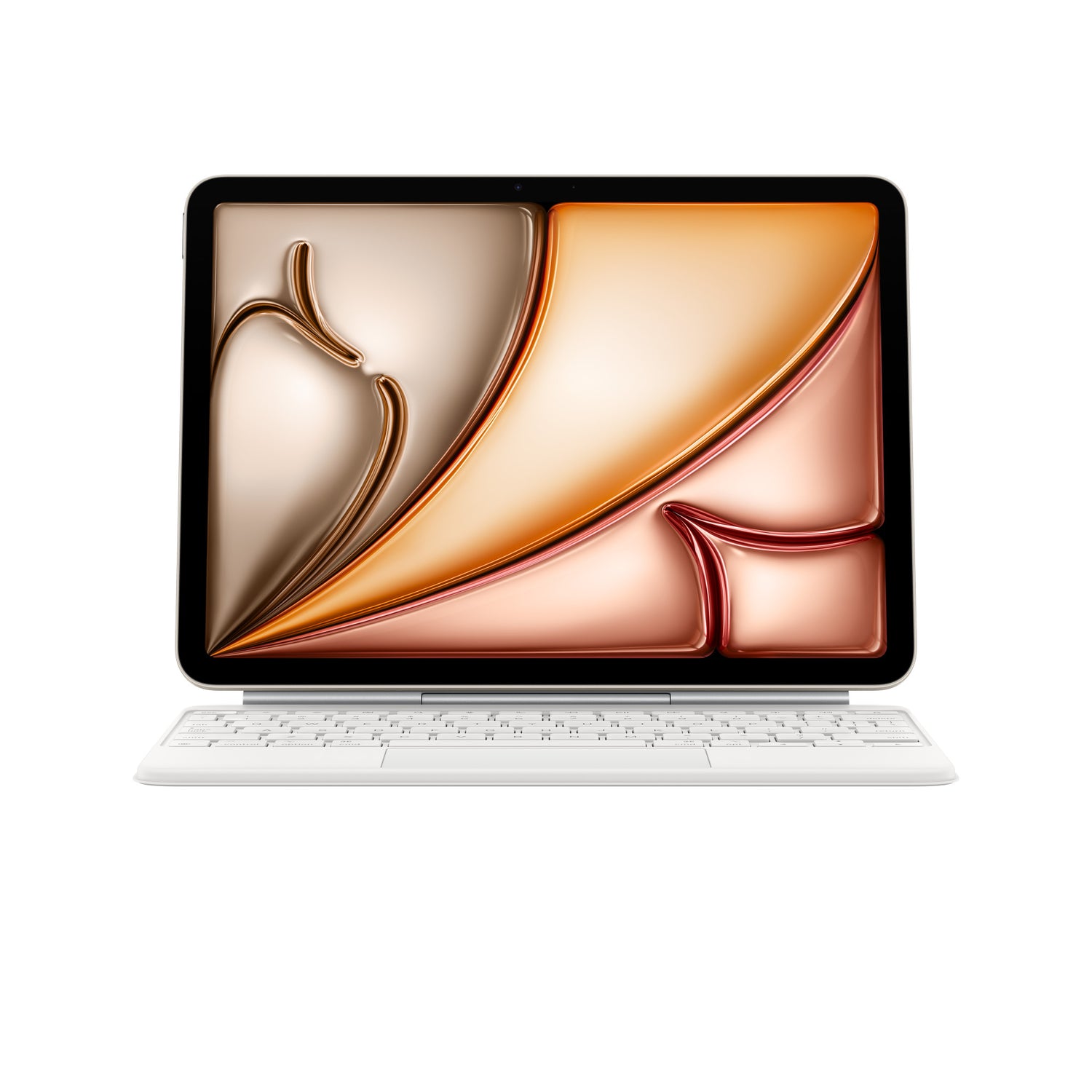 iPad Air 11" M3/M4 • Magic Keyboard • Français • Blanc