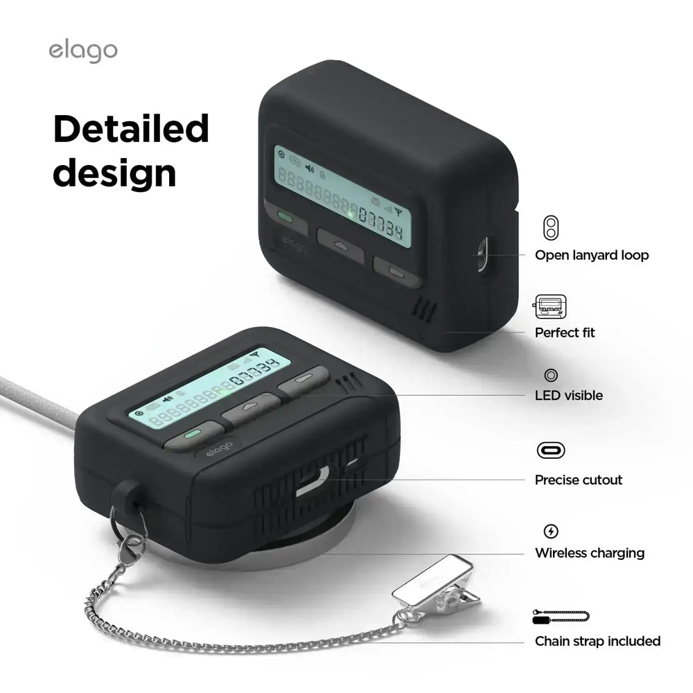Elago • Coque Cassette Player Hang • AirPods Pro 3