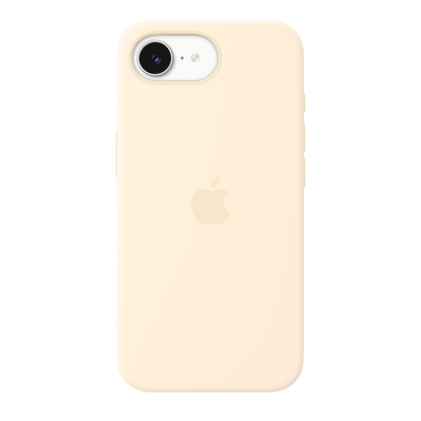 Coque en silicone avec MagSafe pour iPhone 17e - Vanille