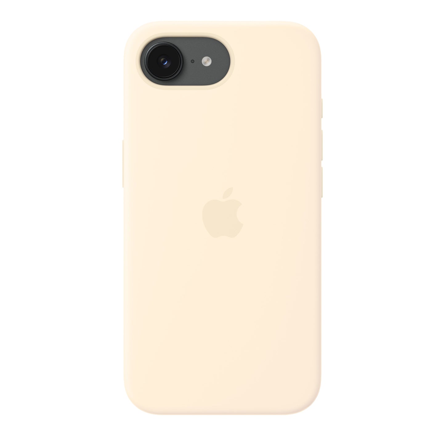 Coque en silicone avec MagSafe pour iPhone 17e - Vanille