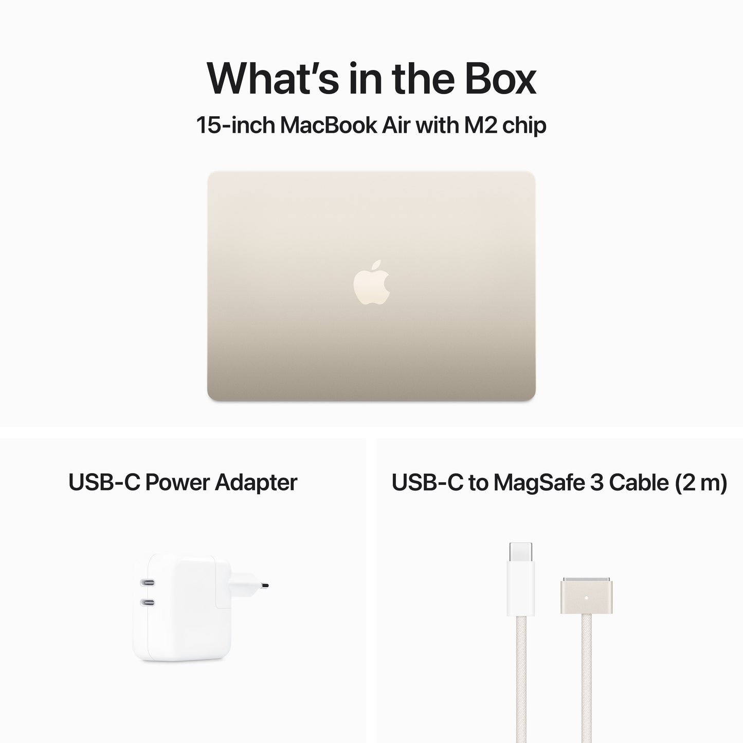 MacBook Air 15" M2 8C/8GB/256GBSSD/GPU 10C • Français • Lumière Stellaire