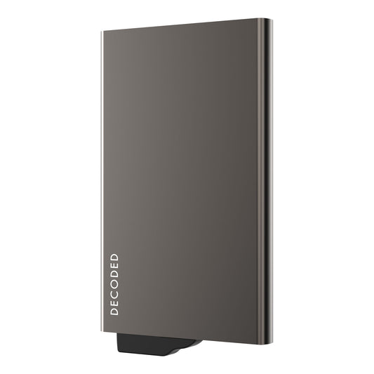 Decoded • Porte-cartes MagSafe • Aluminium • Couleur Titane