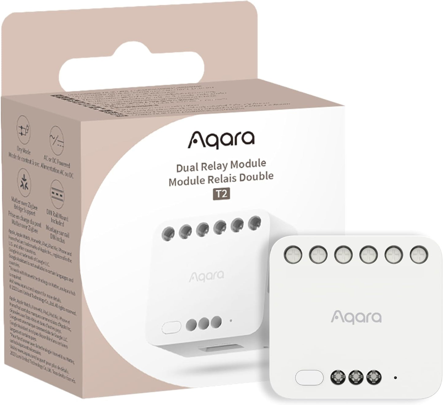 Aqara T2 Switch Double connecté (Matter)