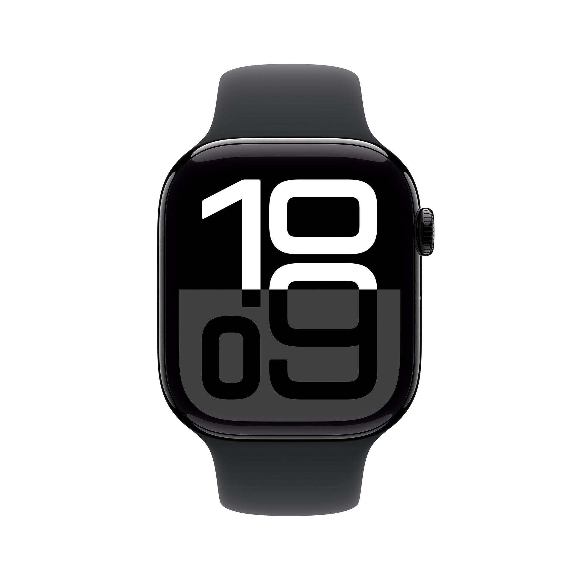 Apple Watch Series 10 • 46mm Noir de jais • Bracelet Sport Noir • S/M
