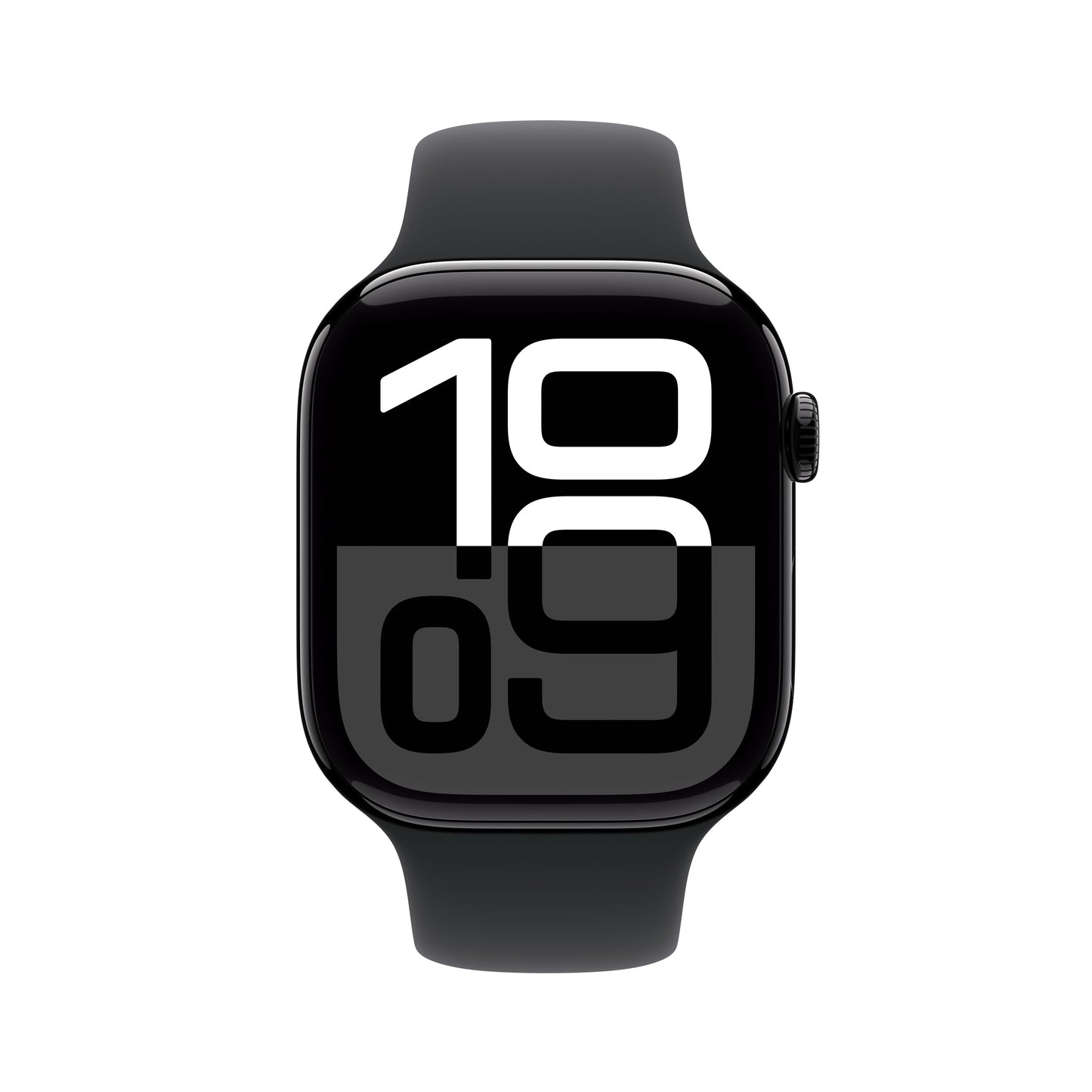 Apple Watch Series 10 • 46mm Noir de jais • Bracelet Sport Noir • S/M