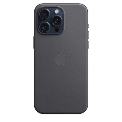 Apple Coque en tissage fin avec MagSafe pour iPhone 15 Pro Max • Noir