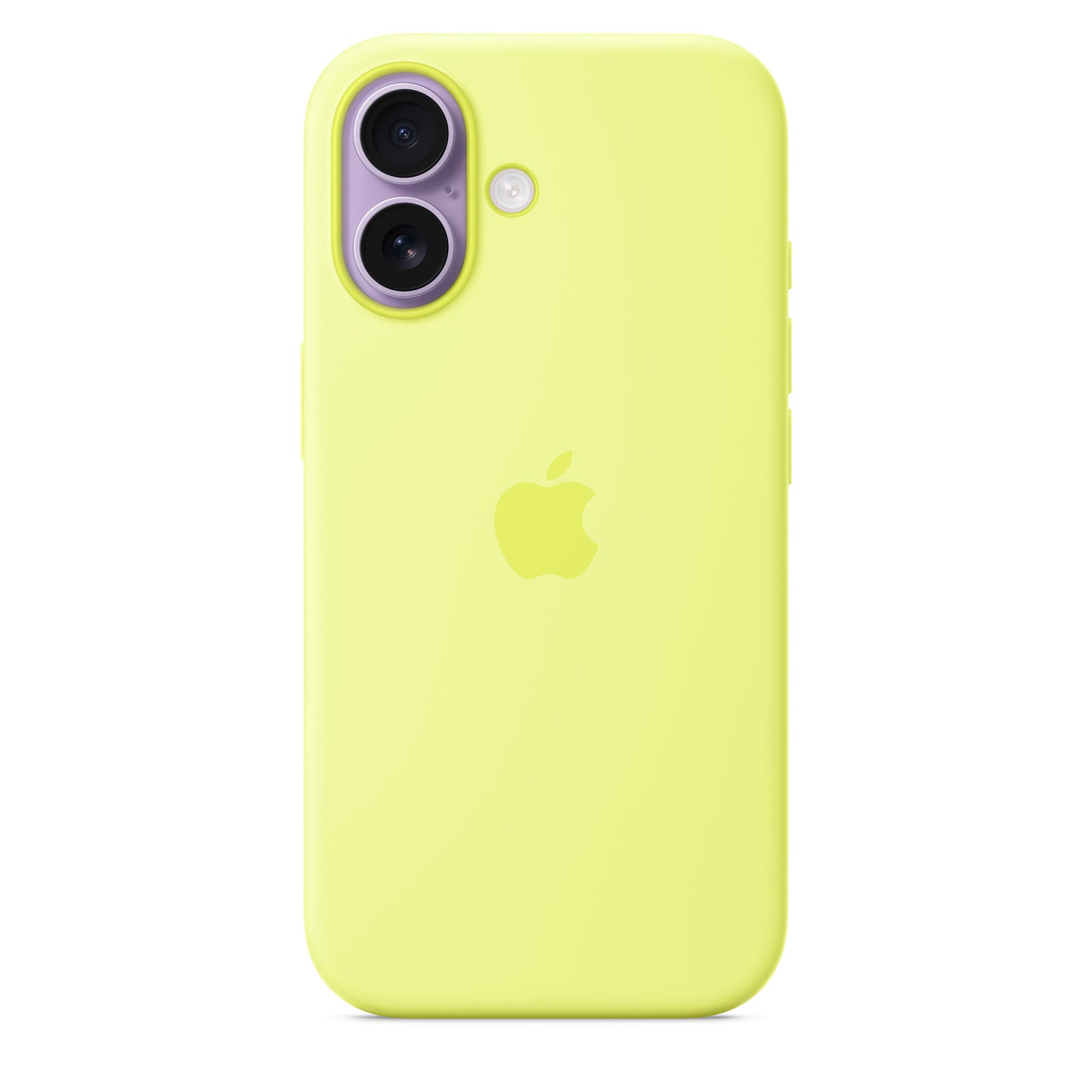 Coque en silicone avec MagSafe pour iPhone 17 - Neon Jaune