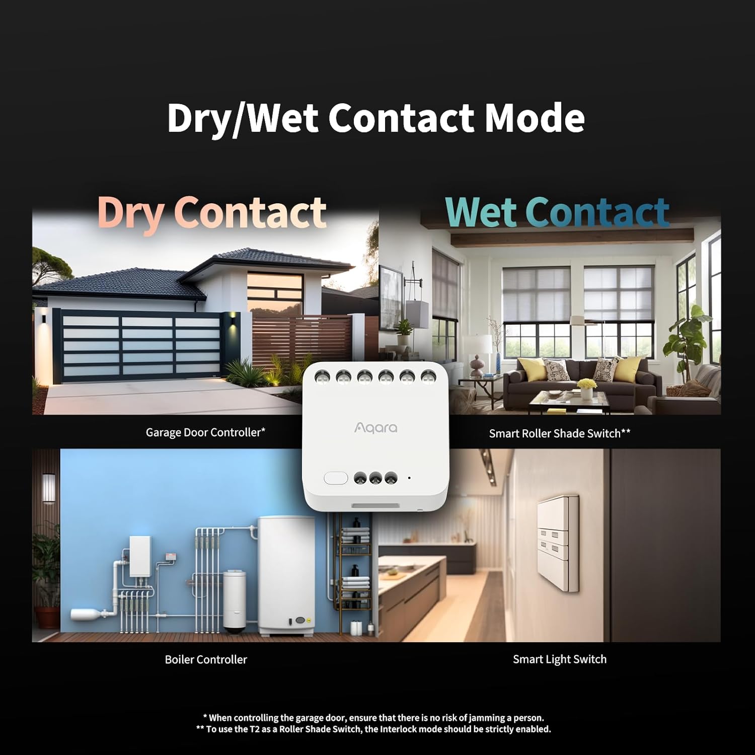 Aqara T2 Switch Double connecté (Matter)