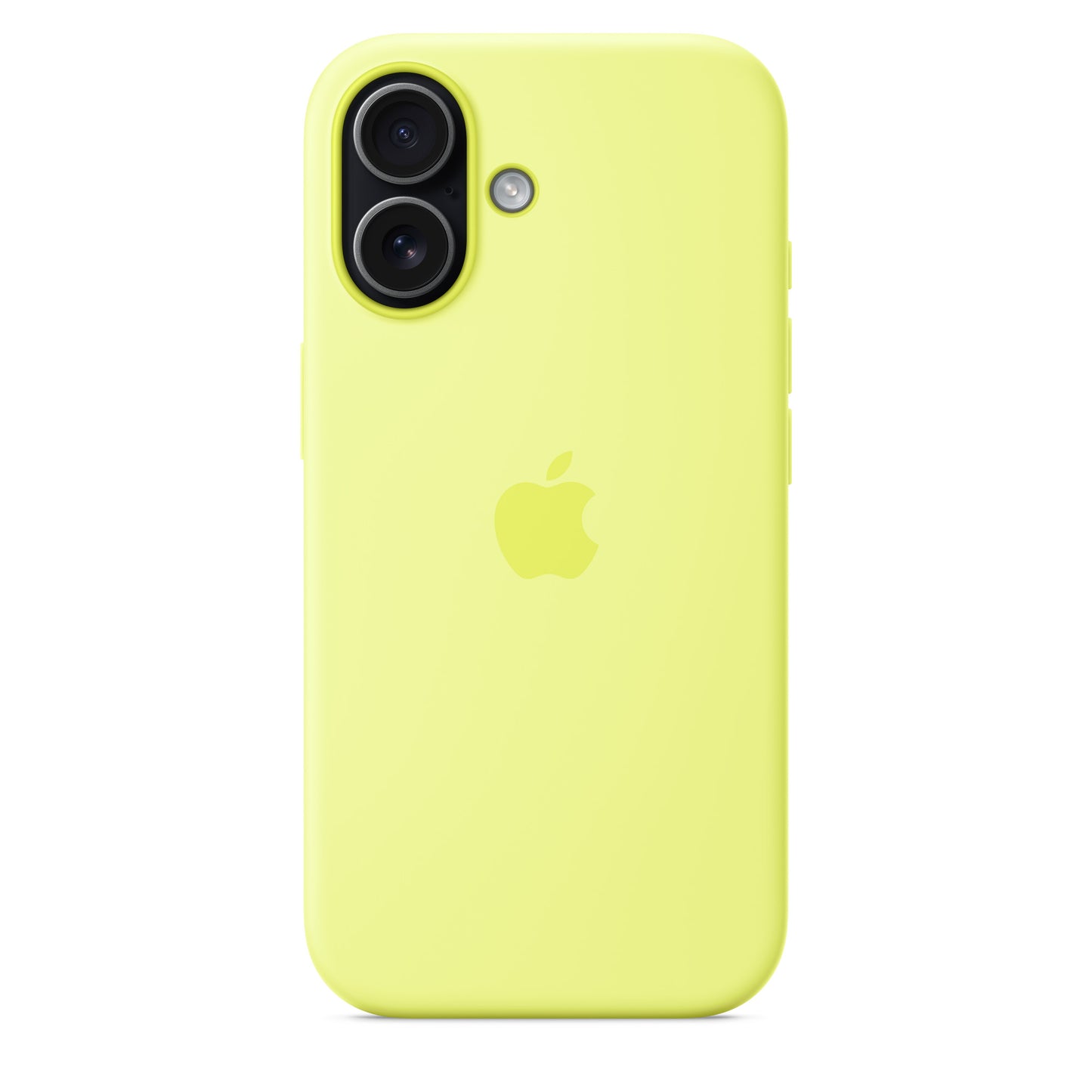 Coque en silicone avec MagSafe pour iPhone 17 - Neon Jaune