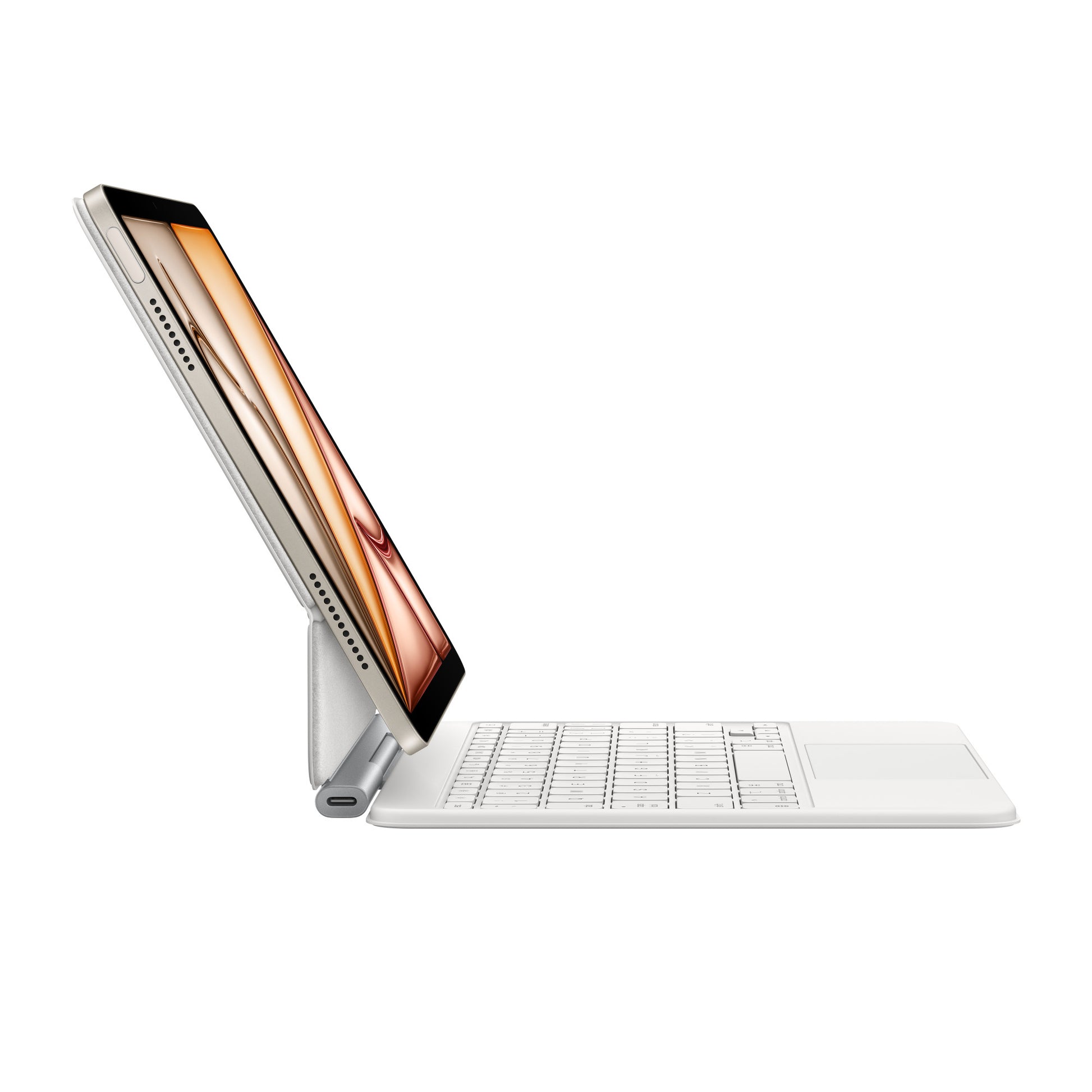 iPad Air 11" M3 • Magic Keyboard • Suisse-Français • Blanc