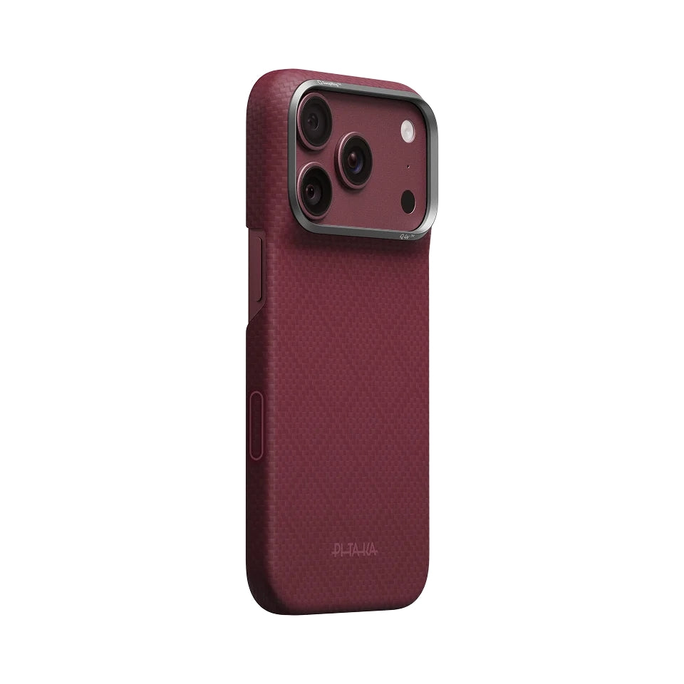 Pitaka Edge Case for iPhone 18 Pro • Bordeaux