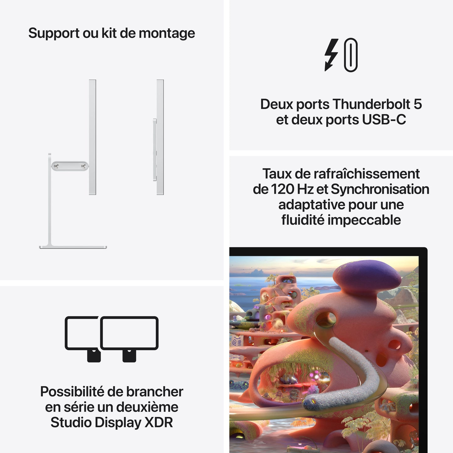Studio Display XDR - Verre nano‑texturé - Kit de montage VESA