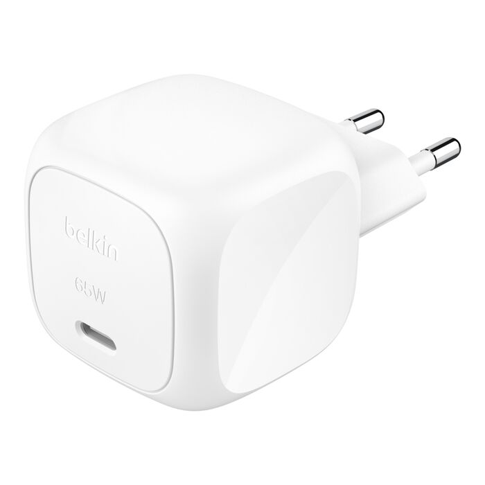 Belkin Chargeur mural BoostCharge USB-C • 65W • Blanc