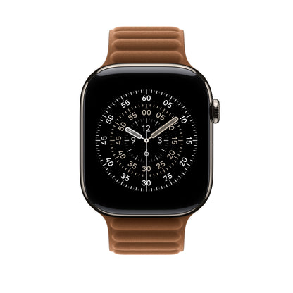 Apple • Bracelet à maillons magnétique Caramel 46 mm - M/L