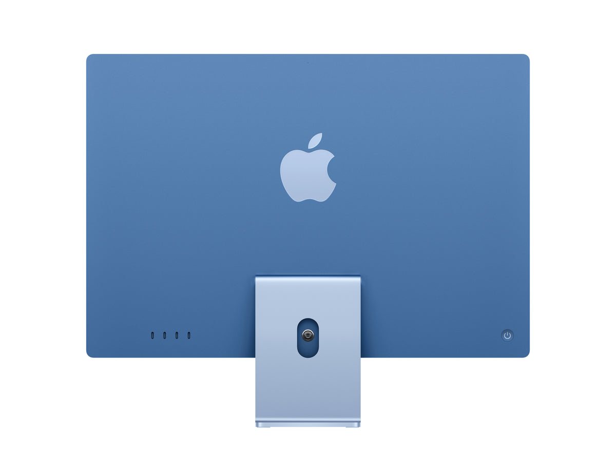 iMac 24 pouces avec écran Retina 4,5K: Puce Apple M4 avec CPU 10 cœurs et GPU 10 cœurs, 512 Go SSD - Bleu