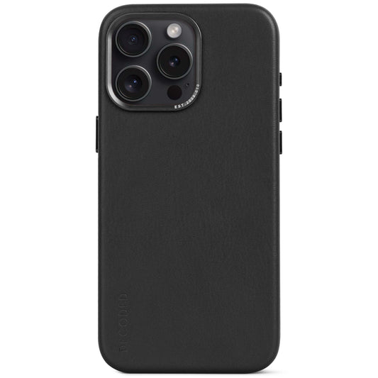 Decoded • Coque de protection en cuir pour iPhone 15 Pro Max • Noir