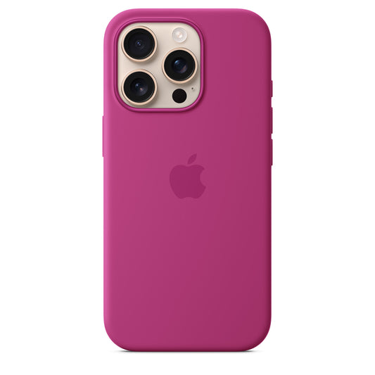 iPhone 16 Pro Coque en Silicone avec MagSafe • Fuchsia