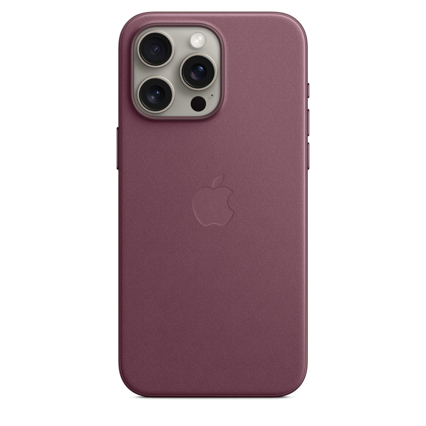 Apple Coque en tissage fin avec MagSafe pour iPhone 15 Pro Max • Mûre
