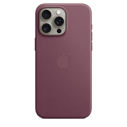 Apple Coque en tissage fin avec MagSafe pour iPhone 15 Pro Max • Mûre