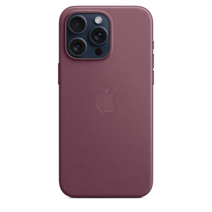 Apple Coque en tissage fin avec MagSafe pour iPhone 15 Pro Max • Mûre