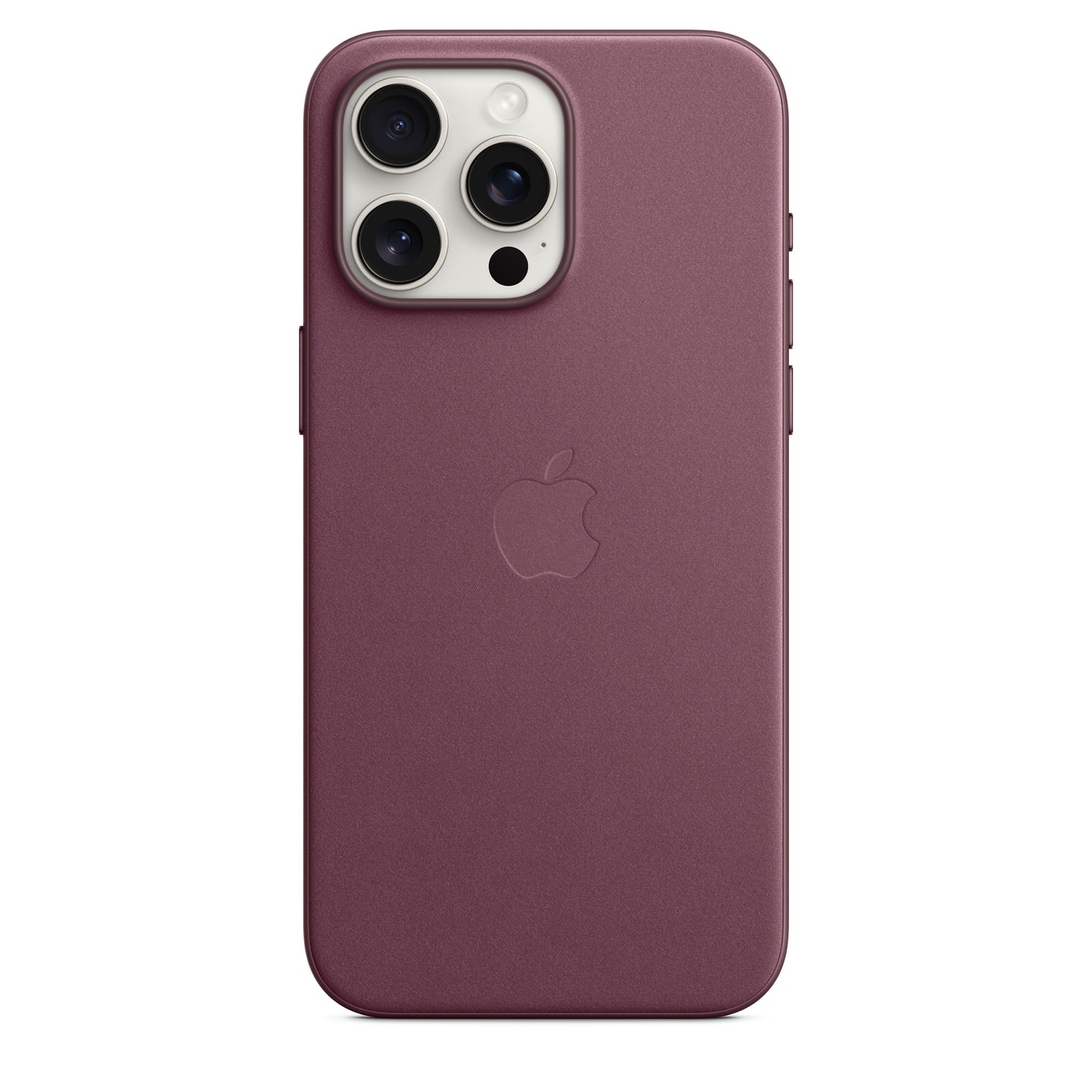 Apple Coque en tissage fin avec MagSafe pour iPhone 15 Pro Max • Mûre