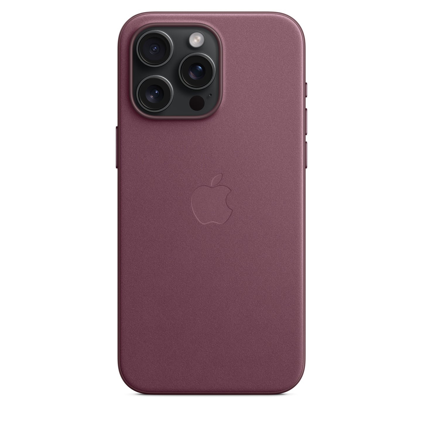 Apple Coque en tissage fin avec MagSafe pour iPhone 15 Pro Max • Mûre