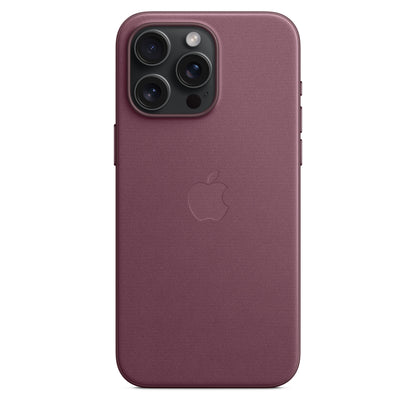 Apple Coque en tissage fin avec MagSafe pour iPhone 15 Pro Max • Mûre