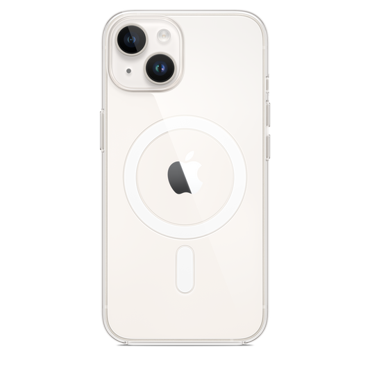 Coque transparente avec MagSafe pour iPhone 14