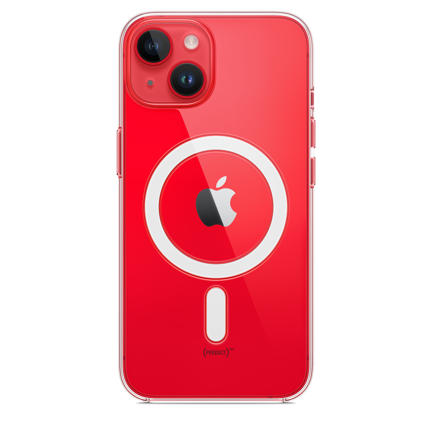 Coque transparente avec MagSafe pour iPhone 14