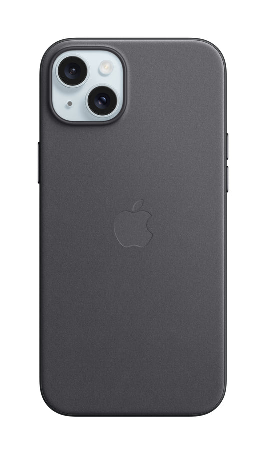 Apple Coque en tissage fin avec MagSafe pour iPhone 15 Plus • Noir