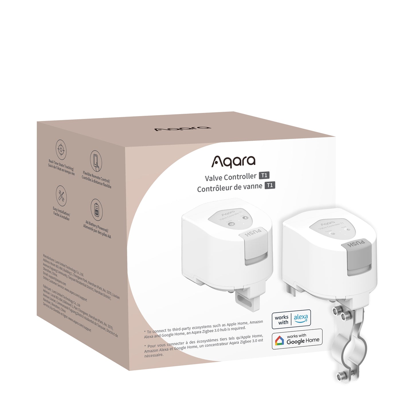 Aqara Controleur de vanne d'eau connecté T1