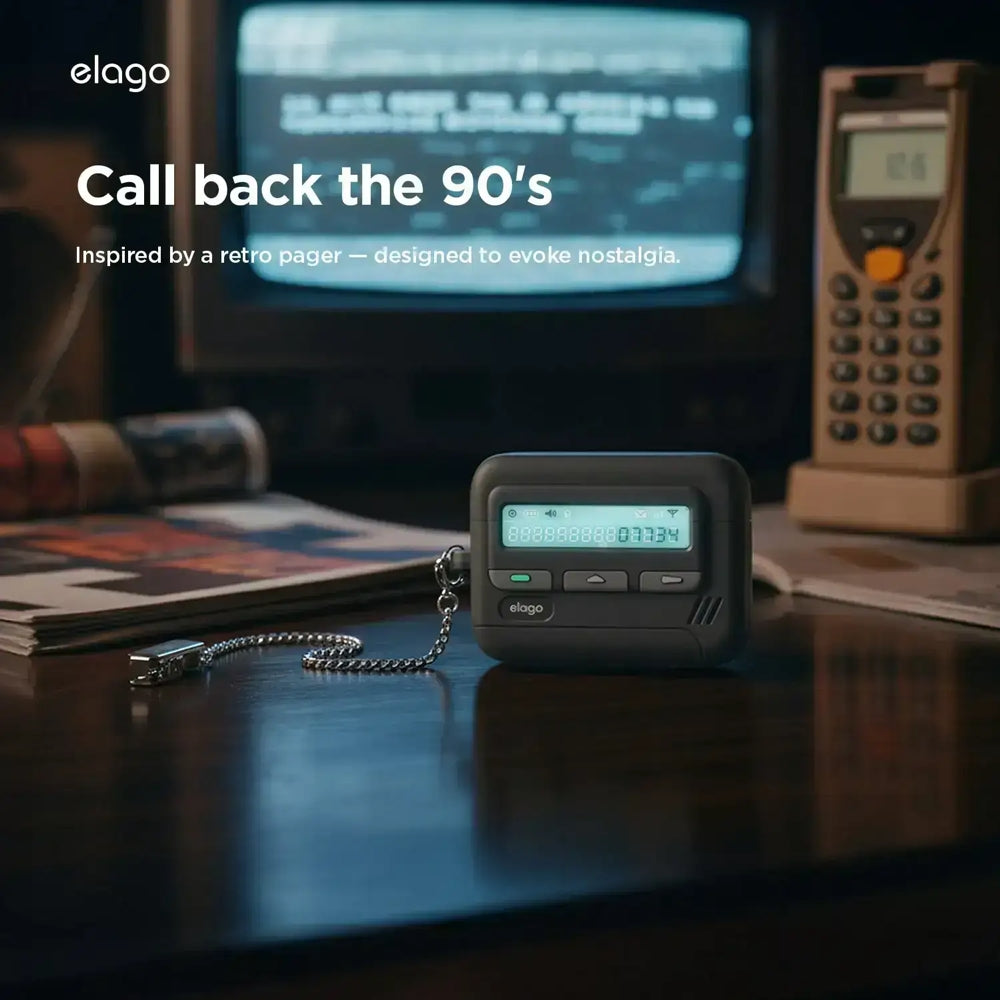 Elago • Coque Cassette Player Hang • AirPods Pro 3