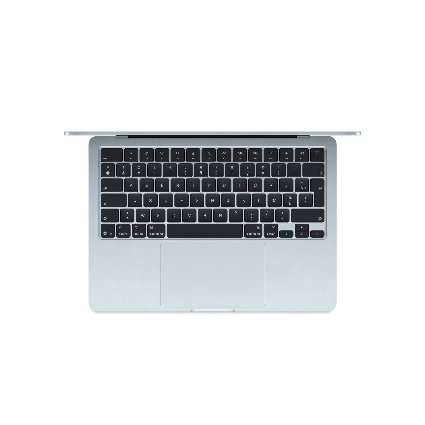 MacBook Air 13" M4 10C/16GB/256GB/GPU8C • Suisse-Français • Bleu Ciel