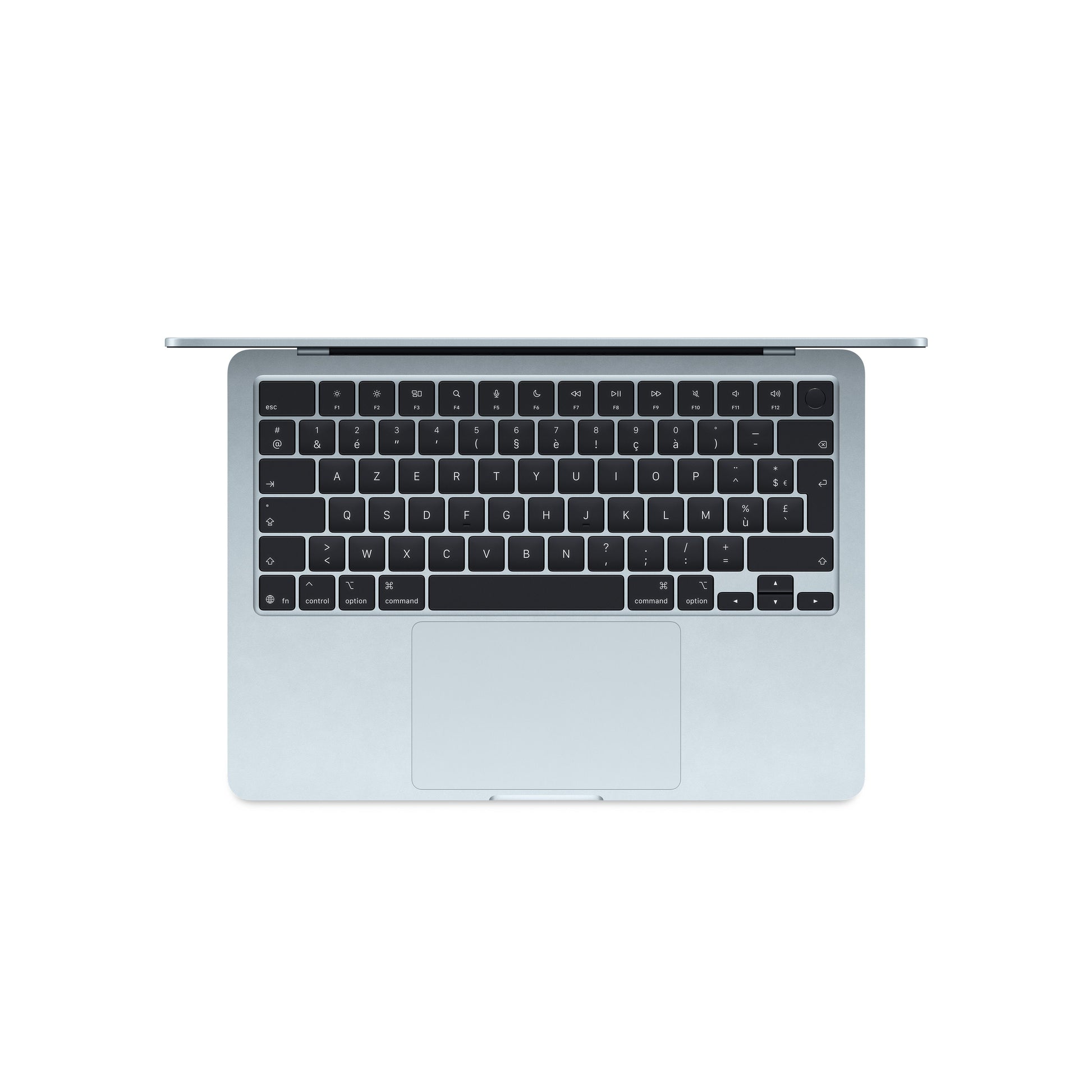 MacBook Air 13" M4 10C/16GB/256GB/GPU8C • Suisse-Français • Bleu Ciel