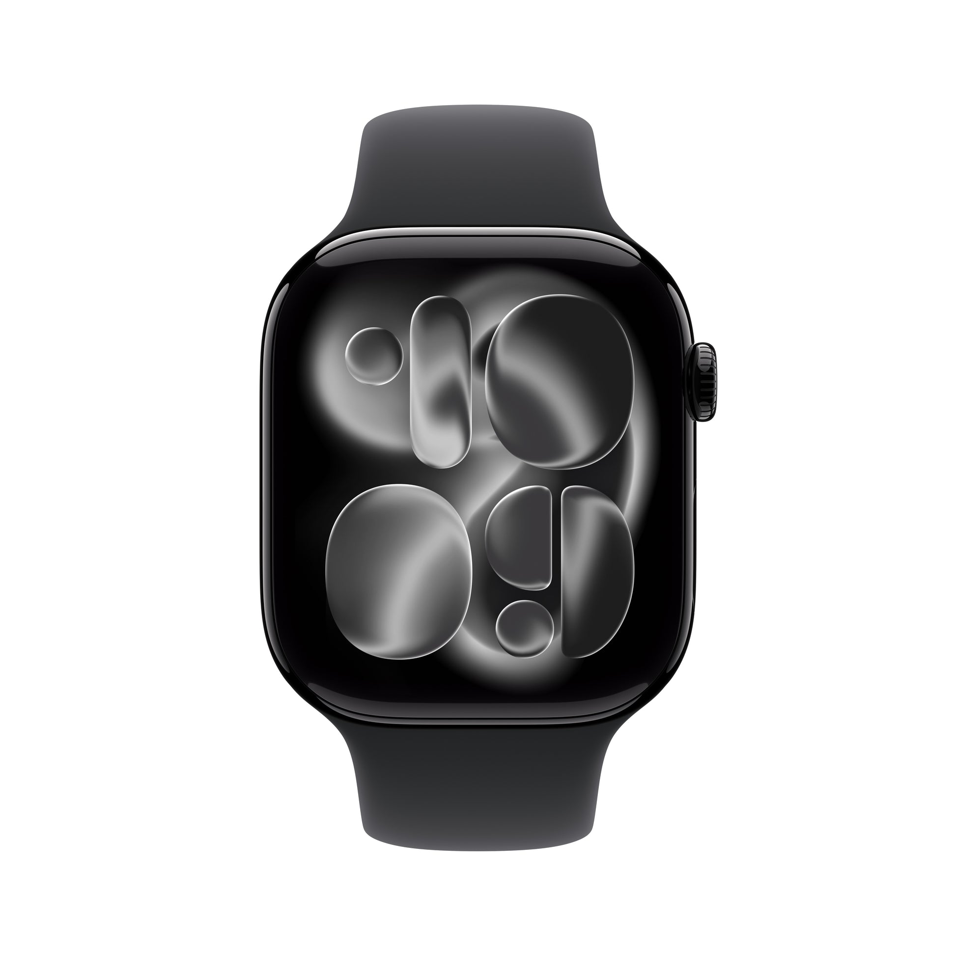 Apple • Apple Watch Series 11 • Noir de jais 46 mm • Bracelet Sport noir (M/L)