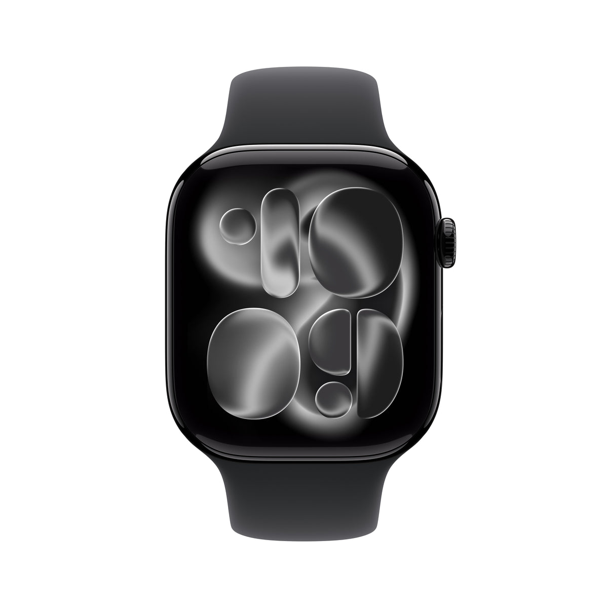 Apple • Apple Watch Series 11 • Noir de jais 46 mm • Bracelet Sport noir (M/L)