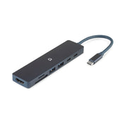 Lineheart • Stream Hub USB-C 7-en-1 pour MacBook Neo • Indigo