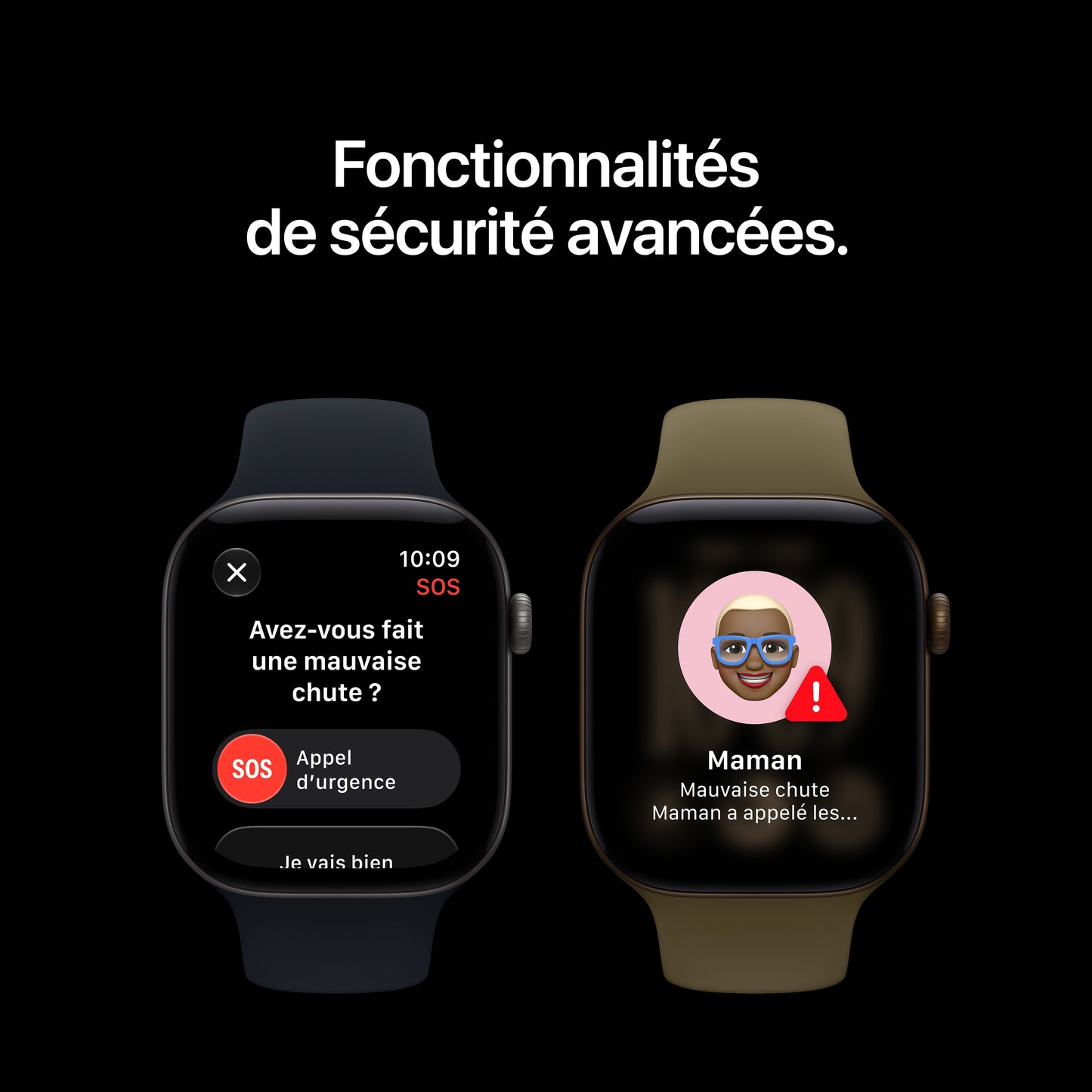 Apple Watch Series 12 GPS, Boîtier en aluminium bronze sombre de 42 mm, Bracelet Milanais bronze sombre