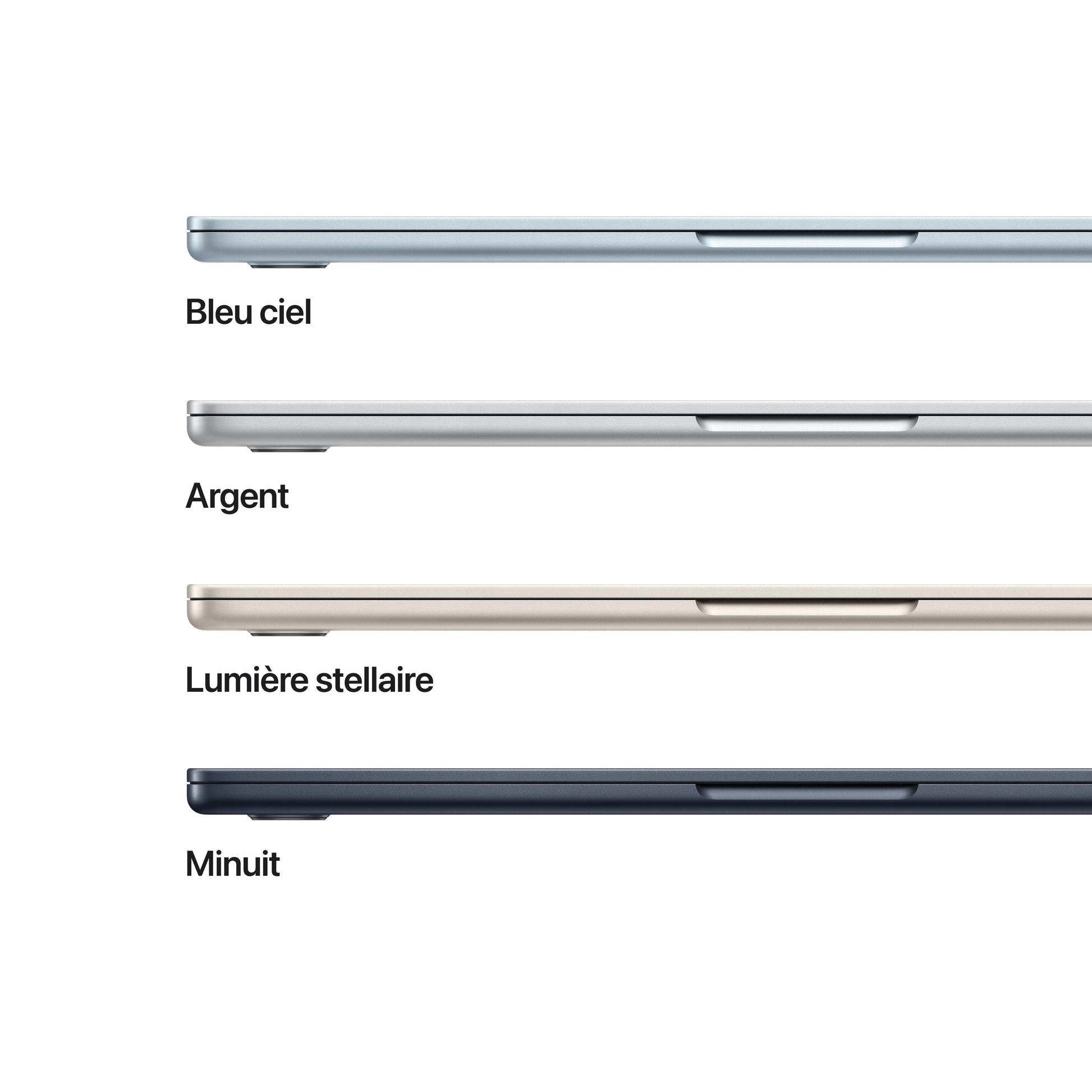 MacBook Air 13" M4 10C/16GB/256GB/GPU8C • Suisse-Français • Bleu Ciel