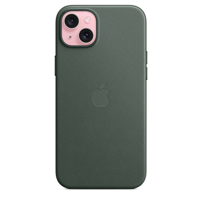 Apple Coque en tissage fin avec MagSafe pour iPhone 15 Plus • Chêne Vert