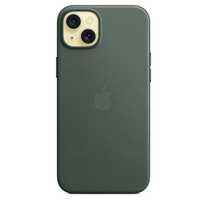Apple Coque en tissage fin avec MagSafe pour iPhone 15 Plus • Chêne Vert