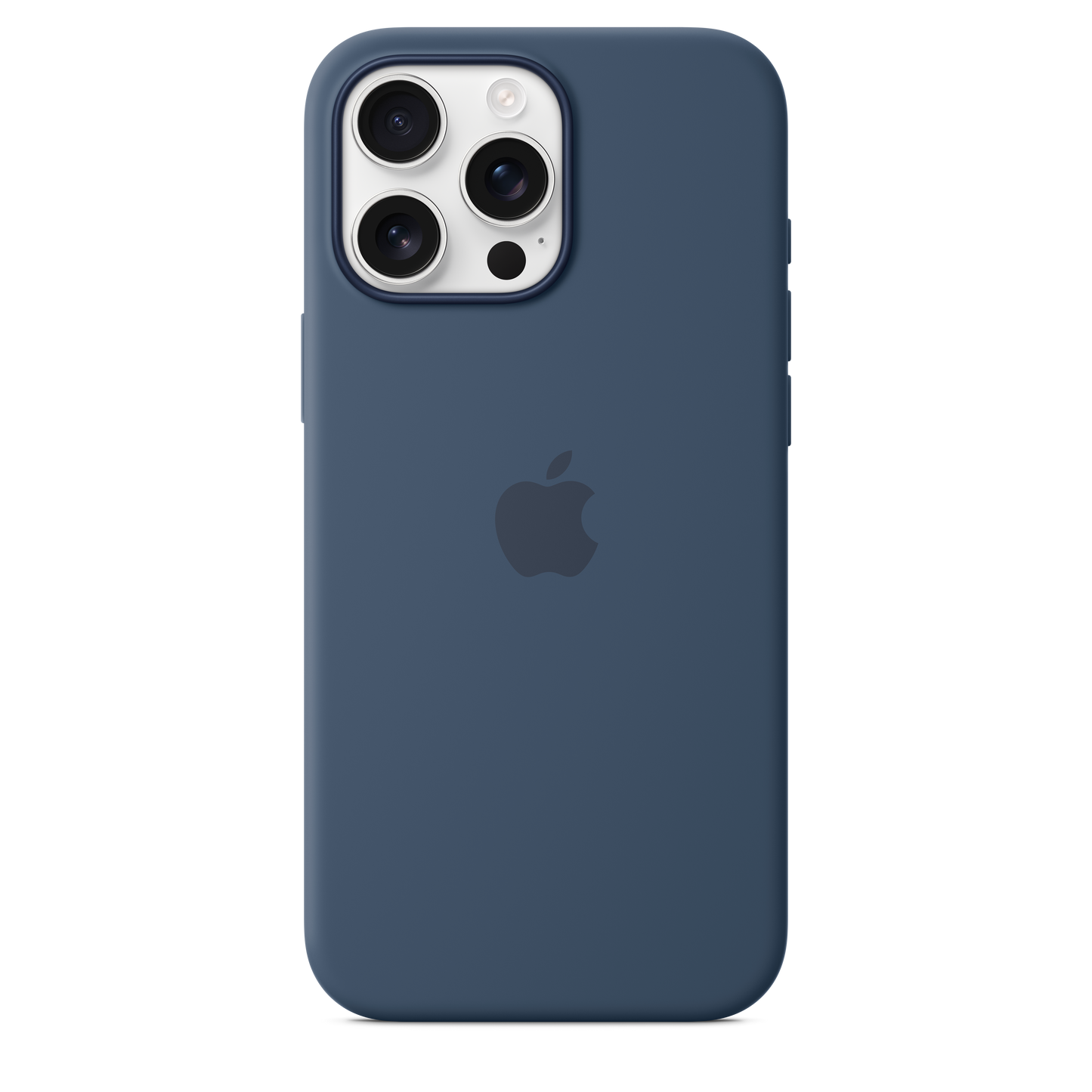 Coque en silicone avec MagSafe pour iPhone 16 Pro Max - Denim