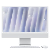 iMac 24 pouces avec écran Retina 4,5K: Puce Apple M4 avec CPU 8 cœurs et GPU 8 cœurs, 256 Go SSD - Argent