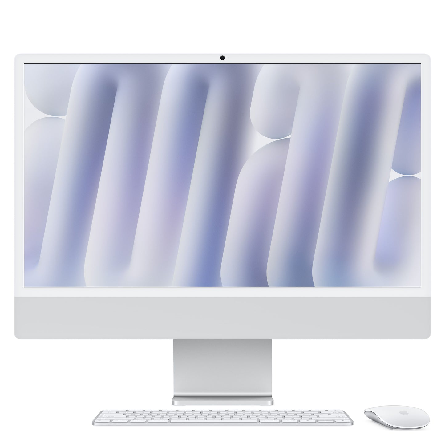 iMac 24 pouces avec écran Retina 4,5K: Puce Apple M4 avec CPU 8 cœurs et GPU 8 cœurs, 256 Go SSD - Argent