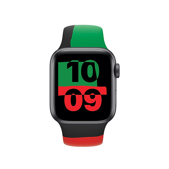 Apple Sport Band pour Apple Watch 38/40mm • Black Unity