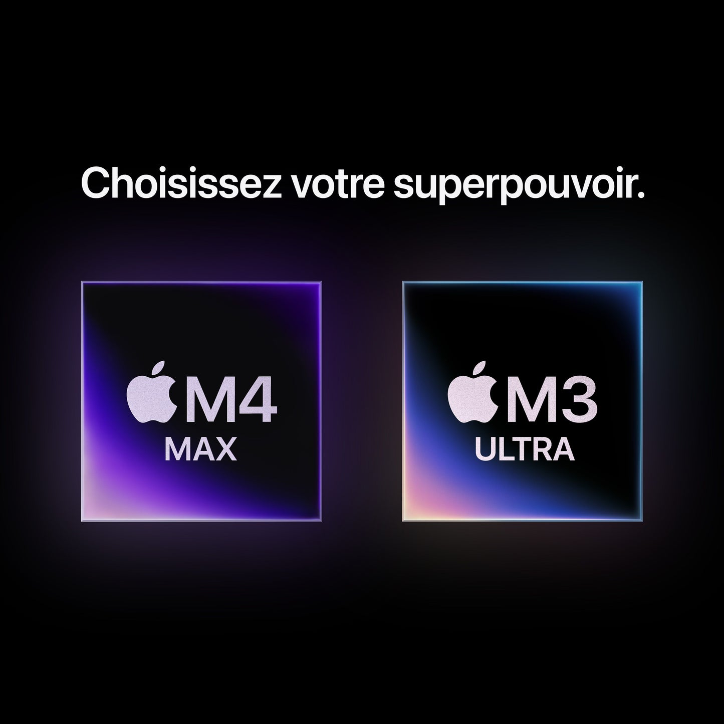 Mac Studio: Puce Apple M4 Max avec CPU 16 cœurs et GPU 40 cœurs, 8 To SSD