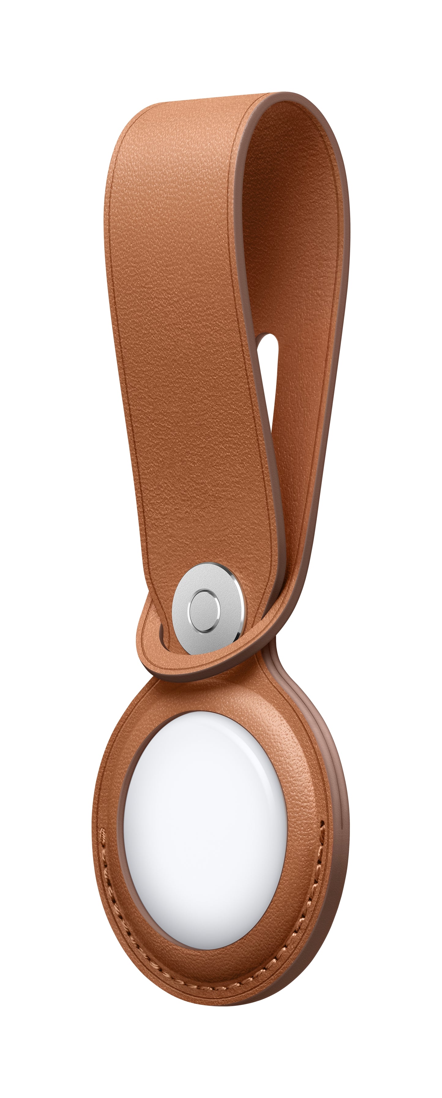 AirTag Leather Loop • Havane