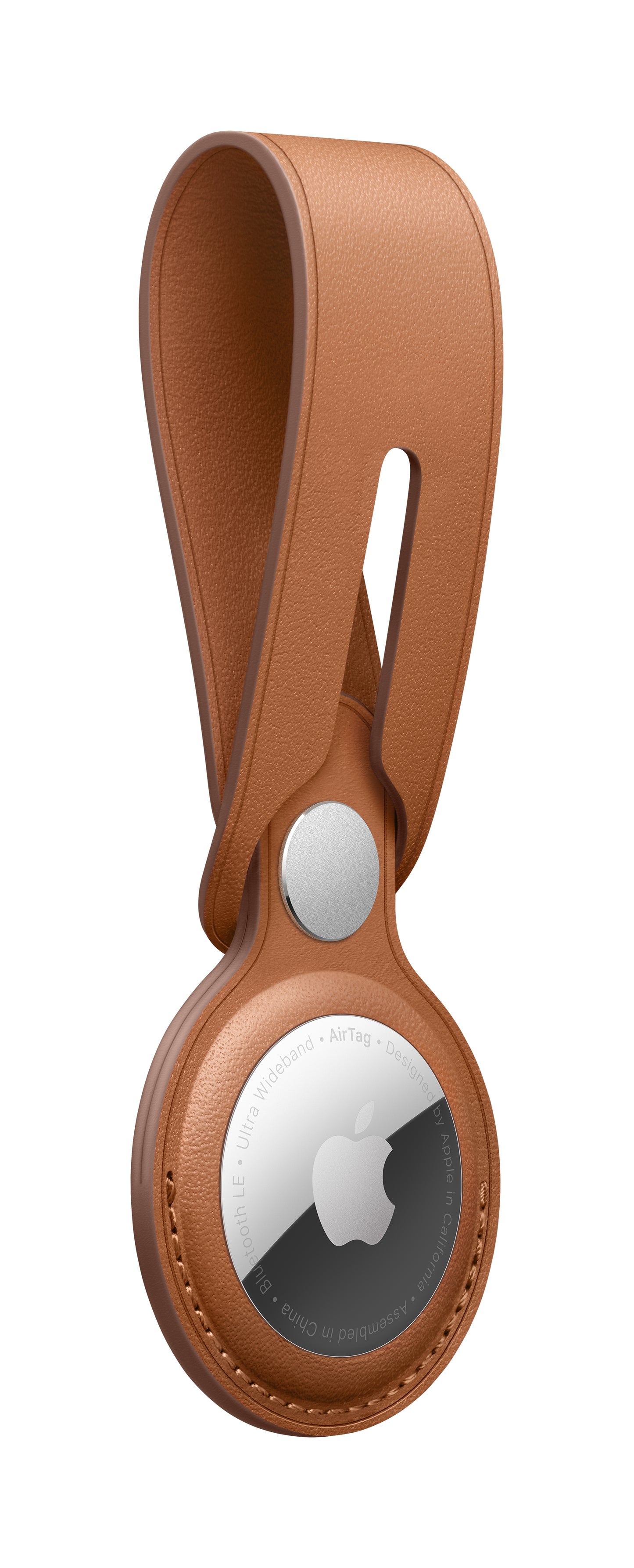 AirTag Leather Loop • Havane