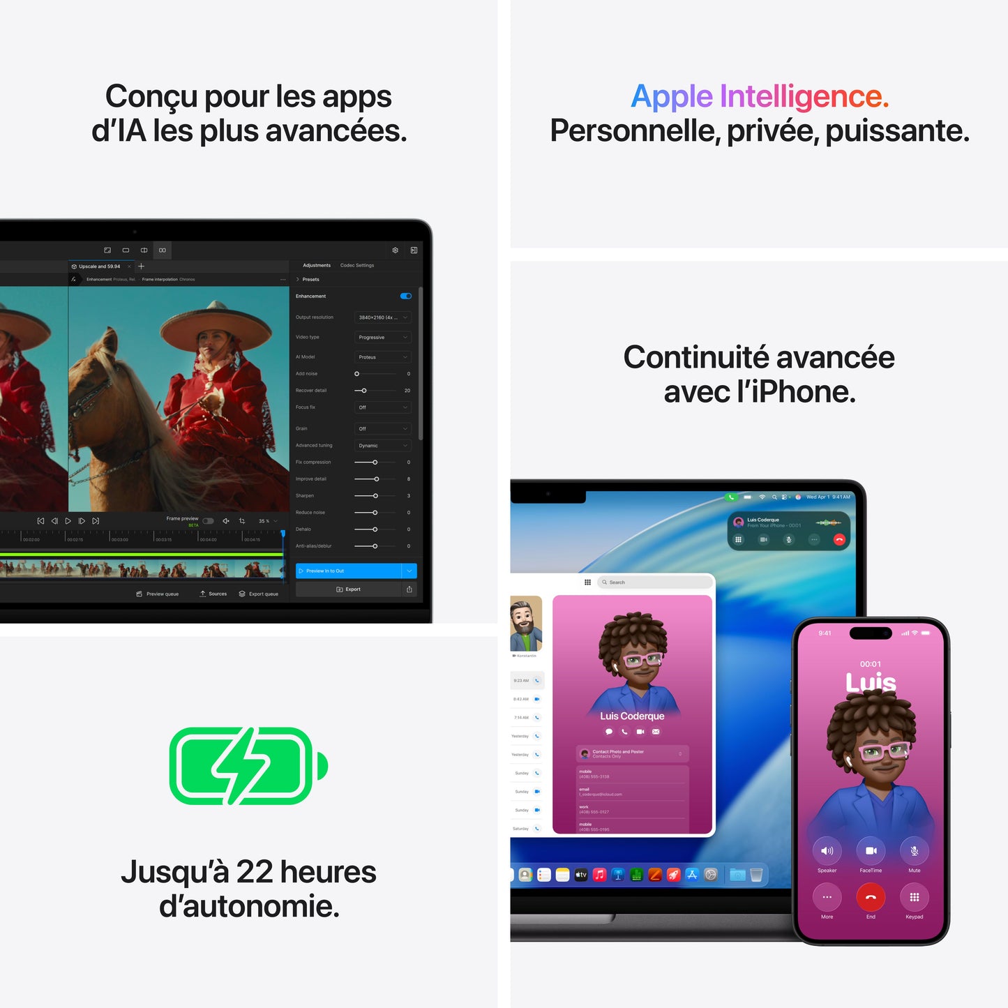 MacBook Pro 14 pouces: Puce Apple M5 Pro avec CPU 18 cœurs et GPU 20 cœurs, 2 To SSD - Argent