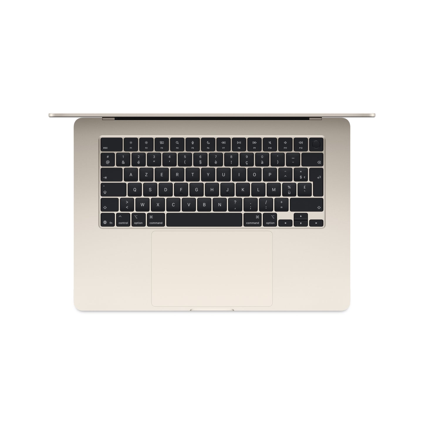 MacBook Air 15 pouces: Puce Apple M4 avec CPU 10 cœurs et GPU 10 cœurs, 256 Go SSD - Lumière stellaire